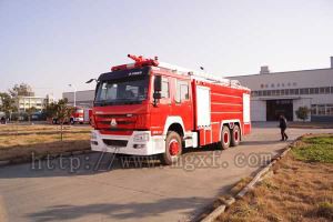 Camion de pompiers de tour d'eau de 18 m