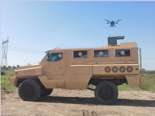 Drone Mine Detection Vehicle